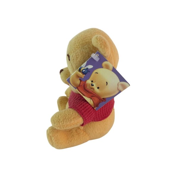 Vintage Fisher Price Disney Pooh Giggler Plush 6" Stuffed Animal w/Tags 2002 - Picture 2 of 8